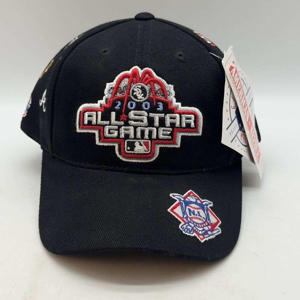 Vintage 2003 American Needle Chicago All Star Game Cap Multi Team Strapback NEW